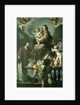 Madonna and Child with the Infant St. John the Baptist and St. Lawrence and Angels, 1629 by Bernardo Strozzi