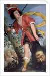 David with the Head of Goliath by Bernardo Strozzi