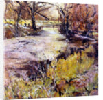 Fishing in Wolfscote dale by Mary Smith