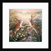 Hares at dawn, 2016 by Mary Smith