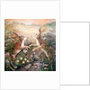 Hares at dawn, 2016 by Mary Smith