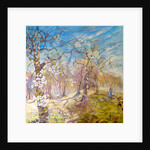 Walking through the blossom, 2017 by Mary Smith