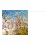 Walking through the blossom, 2017 by Mary Smith