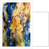 gold and blue iris, 2017 by Mary Smith