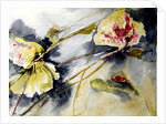 lily leaves drifting, 2017 by Mary Smith
