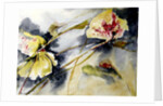 lily leaves drifting, 2017 by Mary Smith