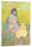 Girl and Building Blocks, 2016 by David McConochie