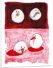 Birds on Black and White on Red, 2005 by Thomas MacGregor