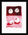 Birds on Black and White on Red, 2005 by Thomas MacGregor