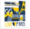 Love Paris, 2017 by Claire Huntley