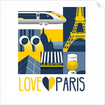 Love Paris, 2017 by Claire Huntley