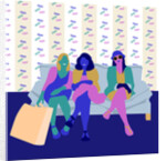Happy Shoppers, 2017 by Claire Huntley