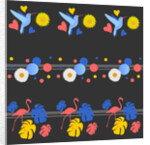 Birds, Flowers, Spots and Stripes, 2017 by Claire Huntley