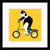 Cat on a Brompton Bike, 2017 by Claire Huntley
