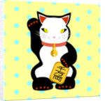 Maneki Neko Lucky Cat, 2017 by Claire Huntley