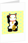 Maneki Neko Lucky Cat, 2017 by Claire Huntley