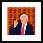 Trump and the baseball cap, 2017 by Claire Huntley