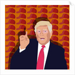 Trump and the baseball cap, 2017 by Claire Huntley