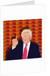 Trump and the baseball cap, 2017 by Claire Huntley