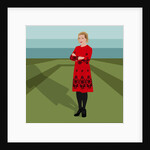 Portrait of Lucy Worsley, English Historian, Author, Joint Chief Curator at Historic Royal Palaces, and television presenter, 2017 by Claire Huntley