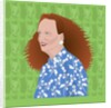 Portrait of Grace Coddington, Creative Director of US Vogue, 2017 by Claire Huntley