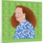Portrait of Grace Coddington, Creative Director of US Vogue, 2017 by Claire Huntley