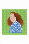 Portrait of Grace Coddington, Creative Director of US Vogue, 2017 by Claire Huntley