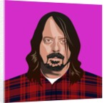 Portrait of Dave Grohl, 2017 by Claire Huntley