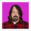 Portrait of Dave Grohl, 2017 by Claire Huntley