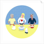 Baking Party, 2017 by Claire Huntley