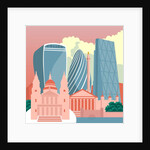 Square Mile Cityscape, 2017 by Claire Huntley