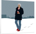 Coffee in the Snow, 2017 by Claire Huntley