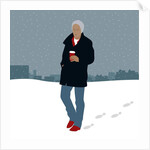 Coffee in the Snow, 2017 by Claire Huntley