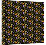 Night Leaves pattern, 2018 by Claire Huntley