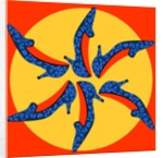 Kitten Heel Wheel, 2018 by Claire Huntley