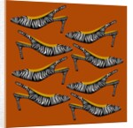 Zebra Slingbacks, 2019 by Claire Huntley