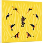 animals-yellow-black, 2019 by Claire Huntley