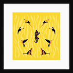 animals-yellow-black, 2019 by Claire Huntley