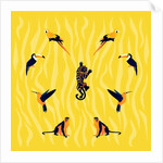 animals-yellow-black, 2019 by Claire Huntley