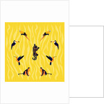 animals-yellow-black, 2019 by Claire Huntley