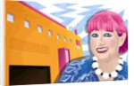 Dame Zandra Rhodes and the Fashion & Textiles Museum in Bermondsey, London, 2020 by Claire Huntley