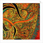 Piasley Scarf upclise, by Linda Arthurs