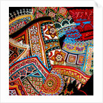 Oriental Fans, 2016 by Linda Arthurs