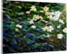 Flowers in stream, 2012 by Linda Arthurs