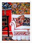 White couch, 2015 by Linda Arthurs