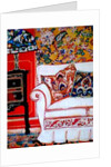White couch, 2015 by Linda Arthurs