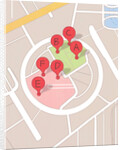 Restaurant map, 2014 by A.Richard Allen
