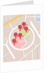 Restaurant map, 2014 by A.Richard Allen