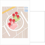 Restaurant map, 2014 by A.Richard Allen