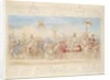 Sir Francis Hopkins Bt., Knight of the Burning Tower and Richard Lechmere, Knight of the Red Rose/ The Rose of Lancaster, 1839 by James Henry Nixon